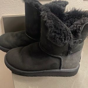 Ugg Button Boots Big Kid size 4